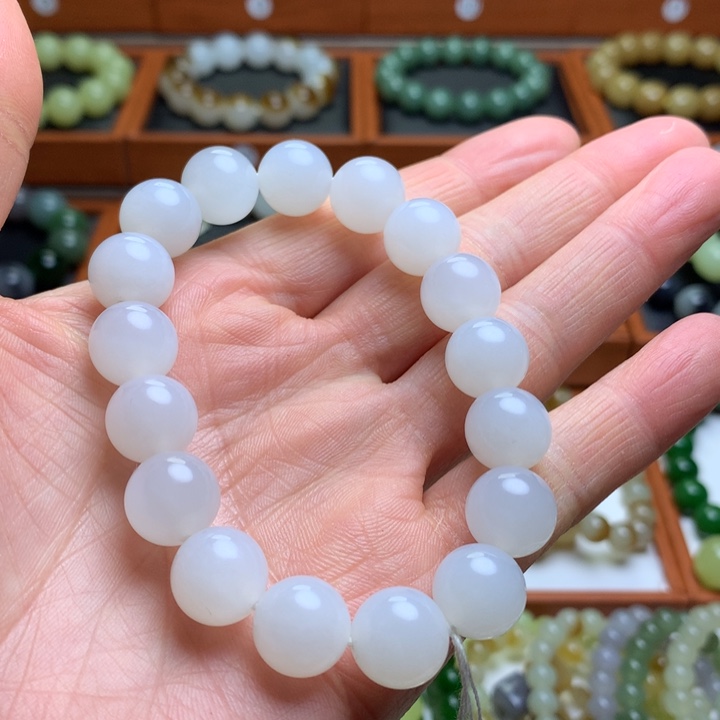 和田玉手串未镶嵌