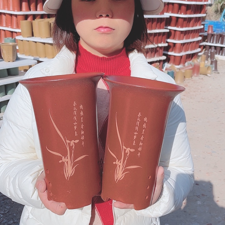 花盆紫砂宜兴紫砂精品花盆 