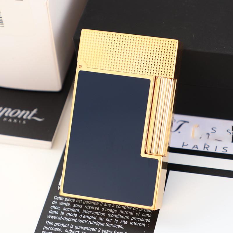 都家大号L2完美朗声系列蓝漆巴黎钉男士高档打火机原装时尚C16457