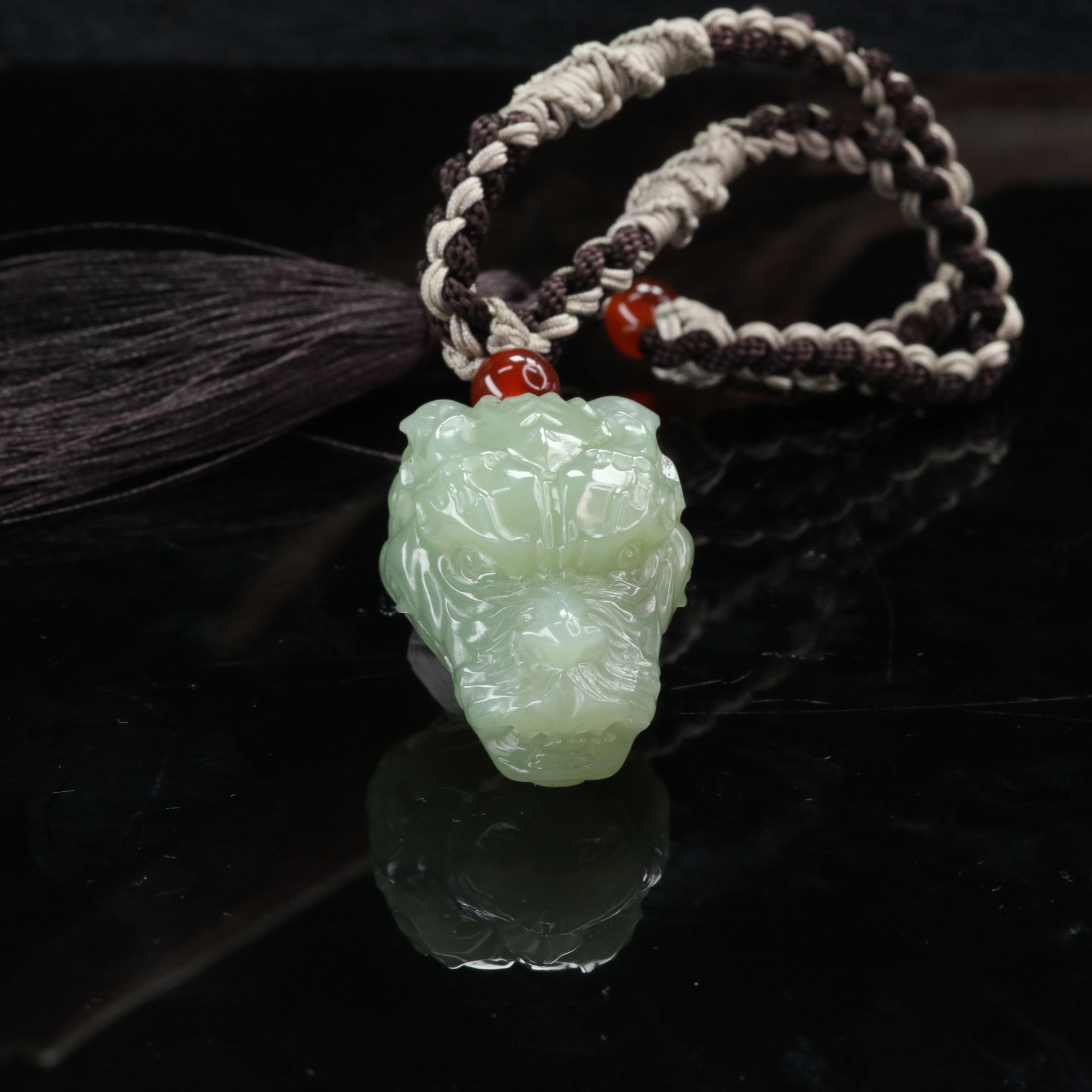 7和田玉晴水龙头/100477上海嘉禾拍卖