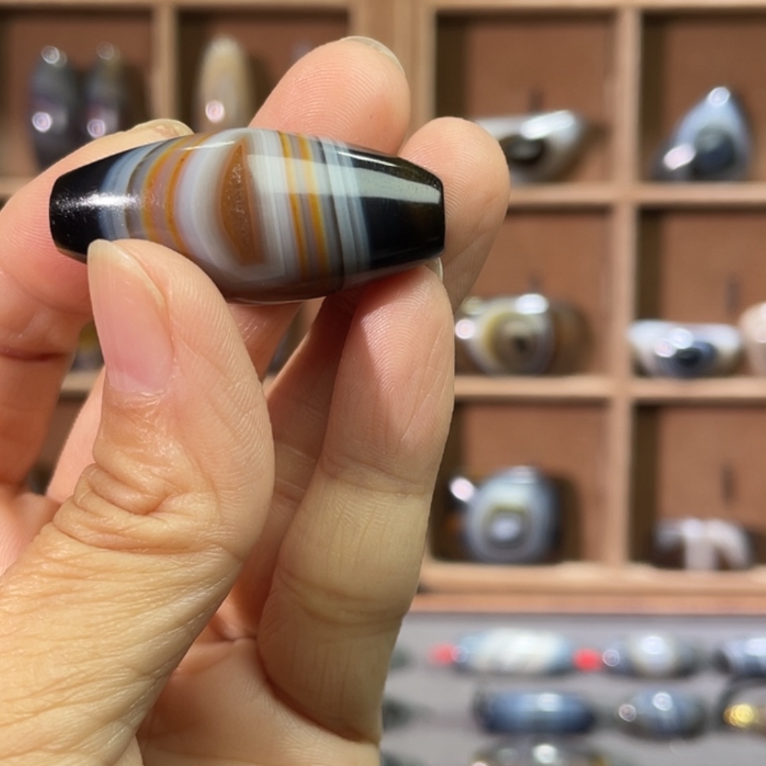 常***笑玛瑙/玉髓合金颈饰