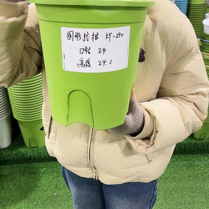 正品圆控口24高24白色无托8只