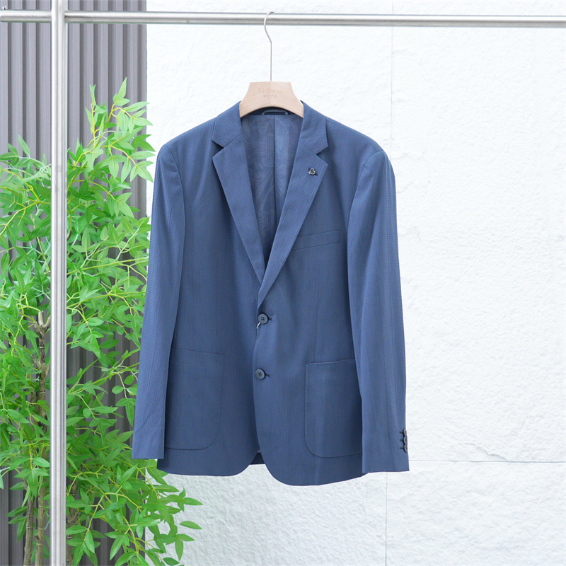 【退货补运费】品牌撤柜秋季男士轻商务休闲简约通勤西服外套1W023