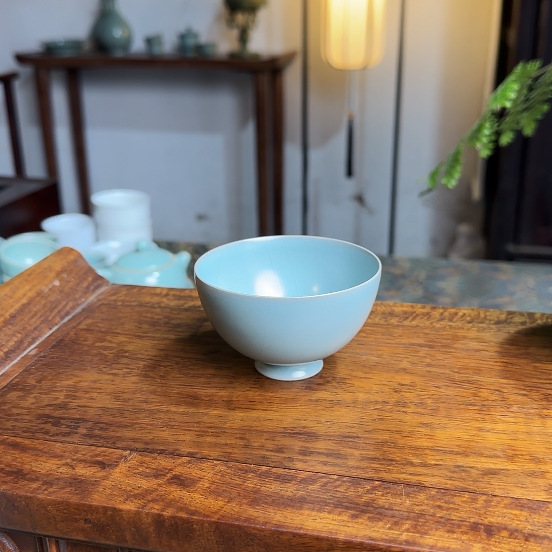 摆件陶鸡心杯111111111111