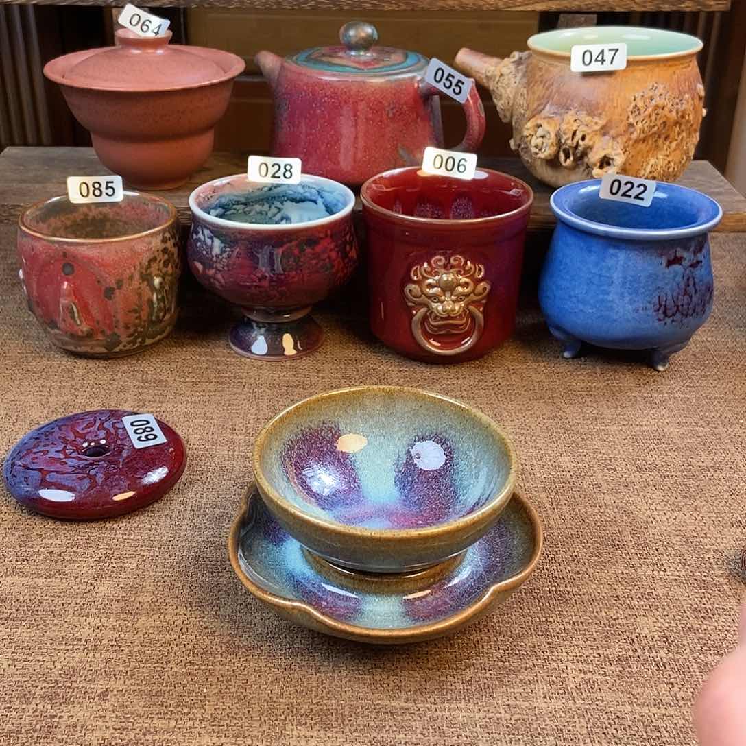 摆件钧瓷摆件材料