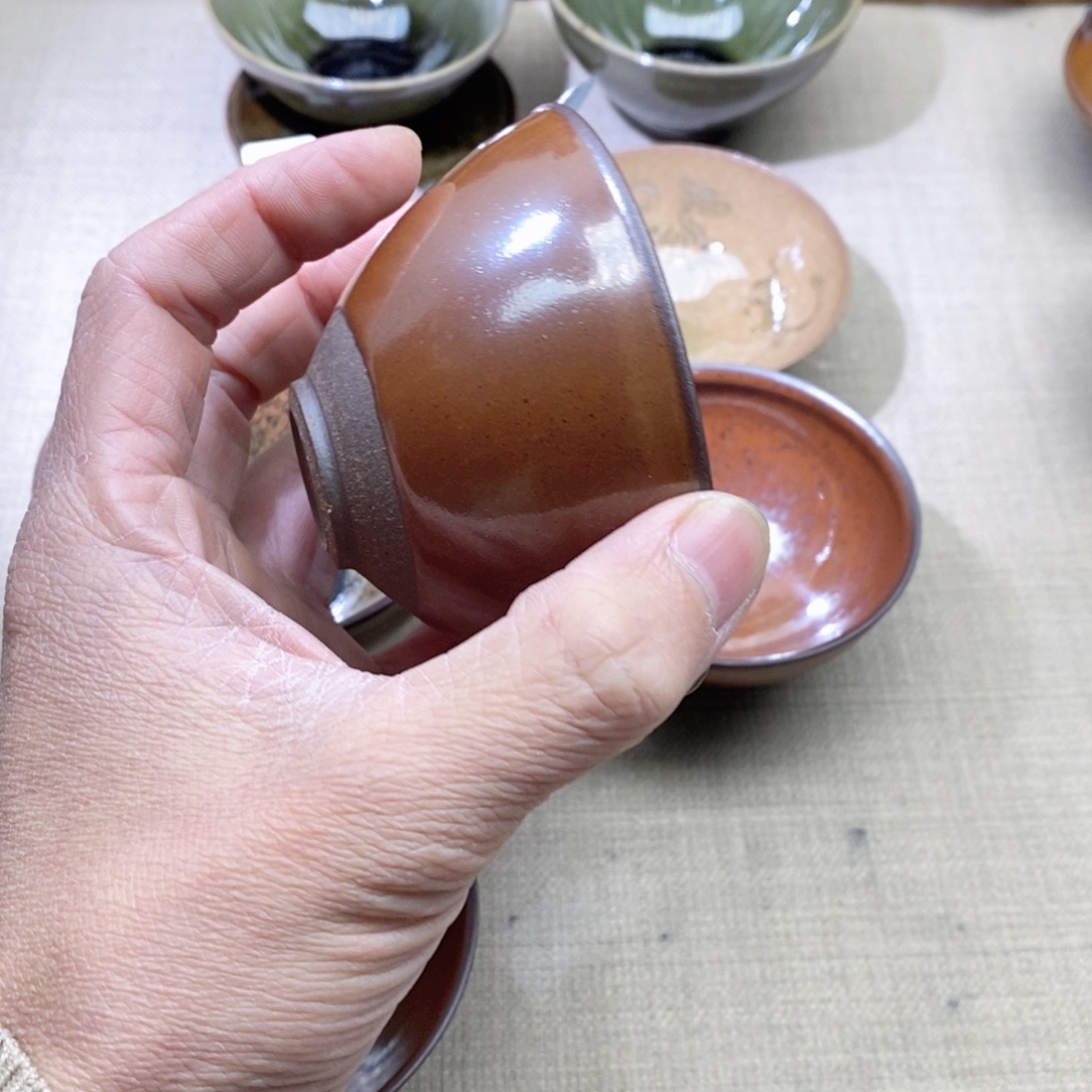 阳***伙茶盏建盏主人杯漂亮053