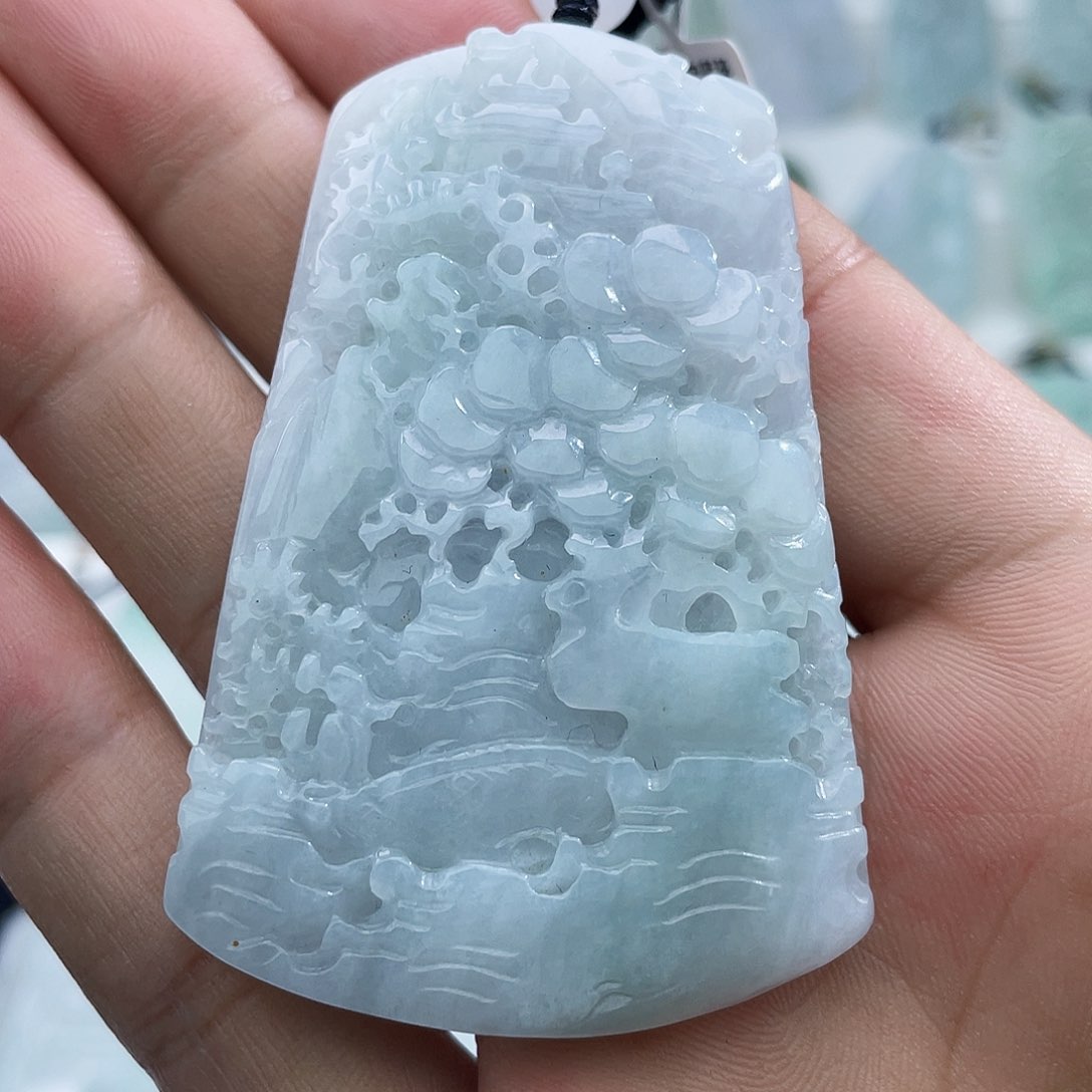颈饰未镶嵌翡翠翡翠