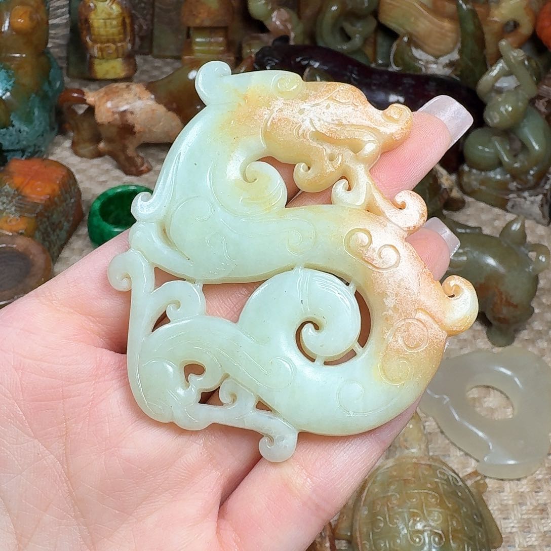 白玉菩提吊坠挂件