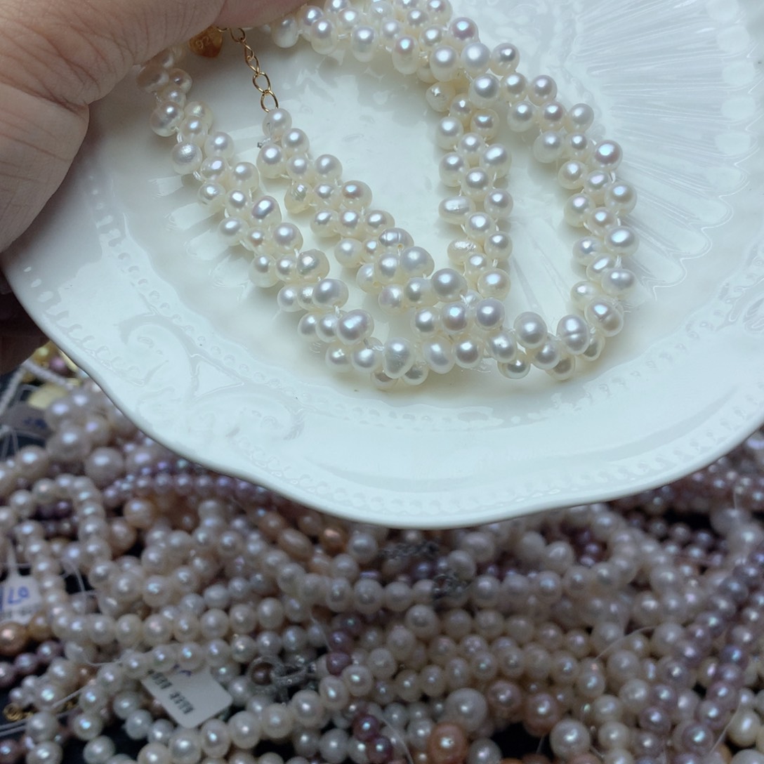 淡水珍珠4-5未镶嵌d15项链