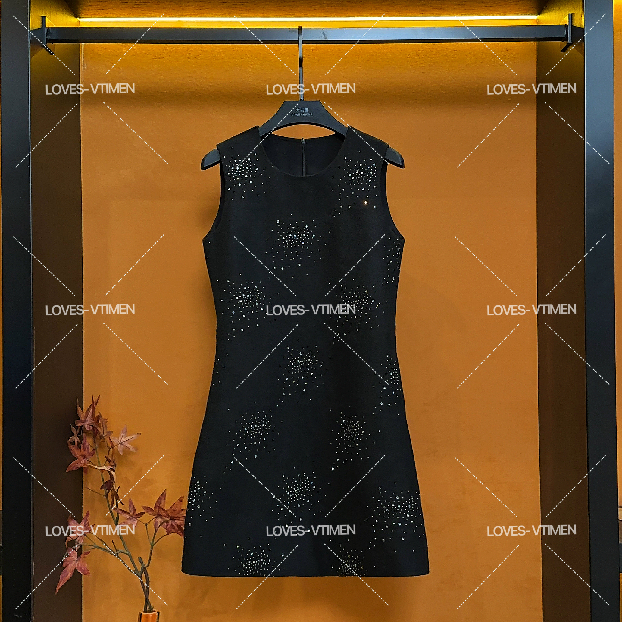 【泽天专属】赫本风短袖显瘦气质法式时尚长款连衣裙LOVES-A1622