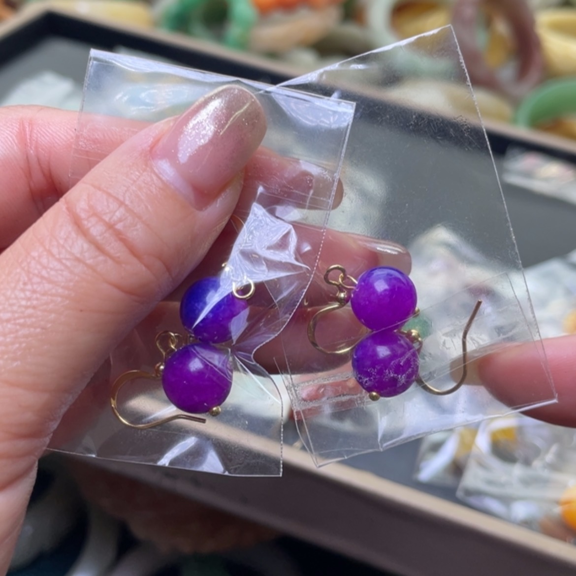 【闪购商品】石英质玉手镯（圆镯）未镶嵌