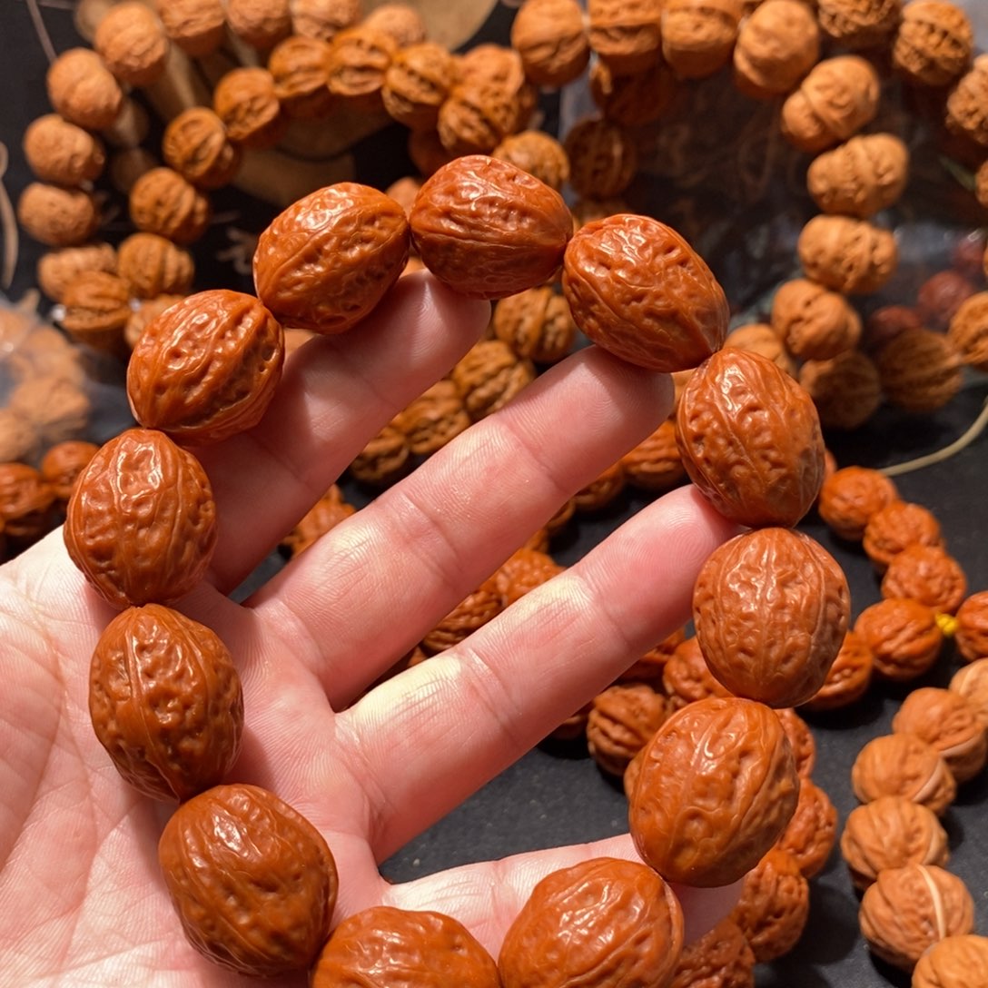 核桃核桃小枣手串