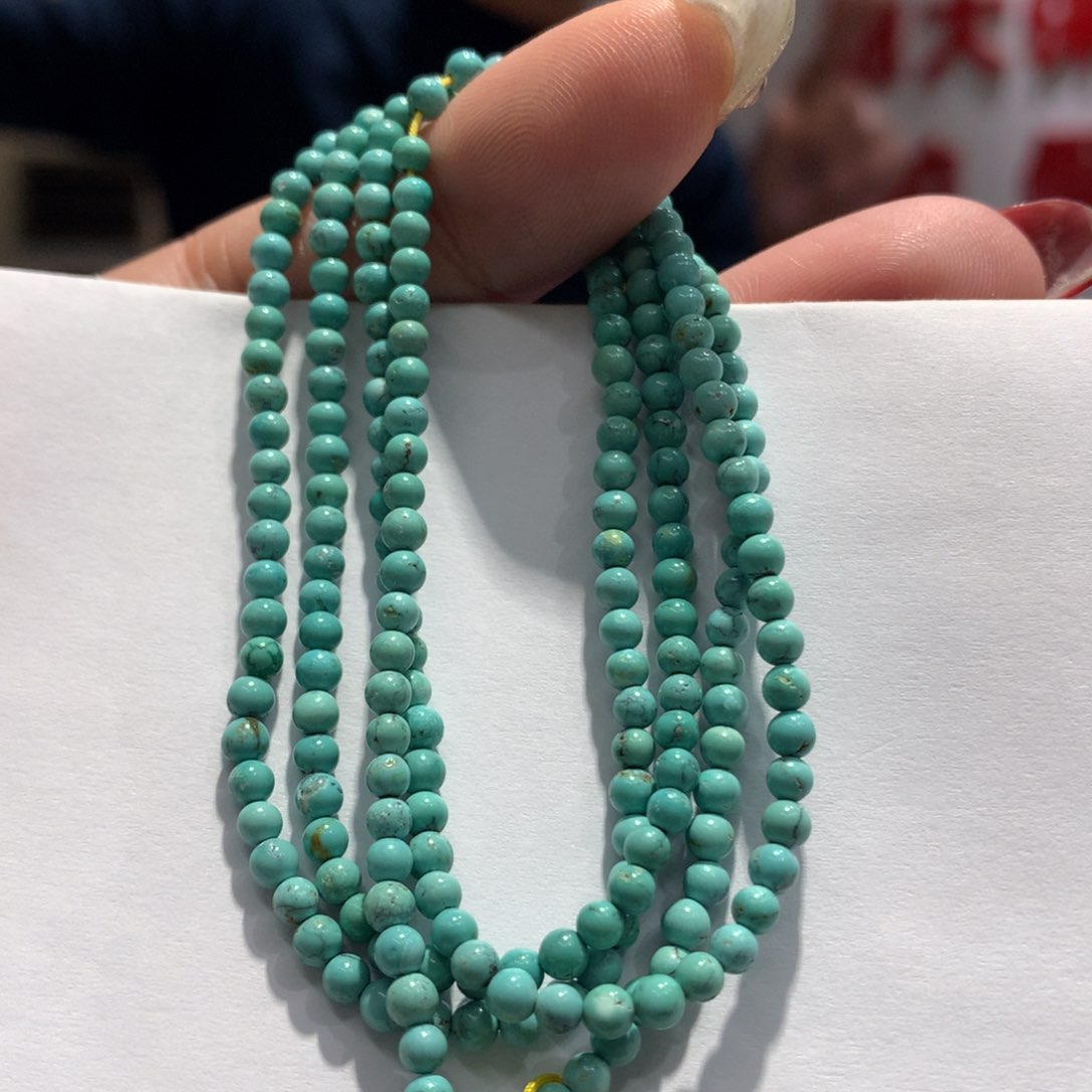 绿松石长链未镶嵌
