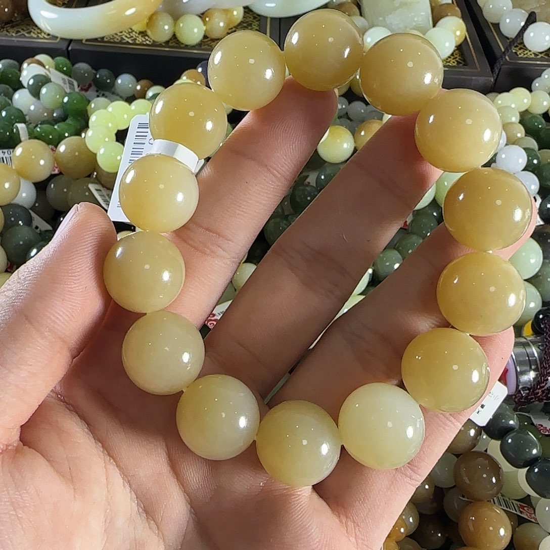 和田玉手链未镶嵌