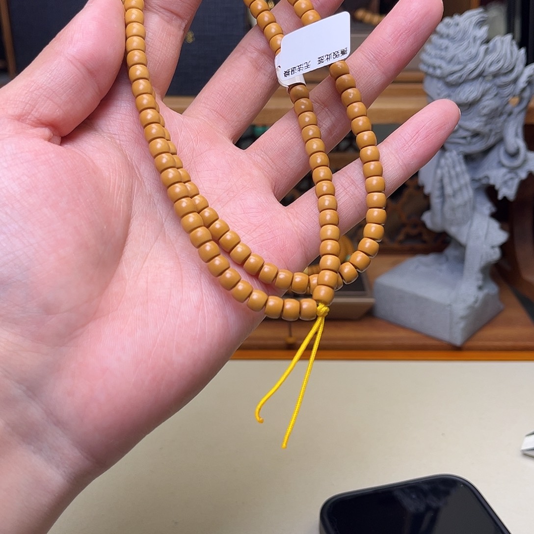 橄榄核手串/手链【听松文玩】sss级工艺精品橄榄核尖长串6.0素