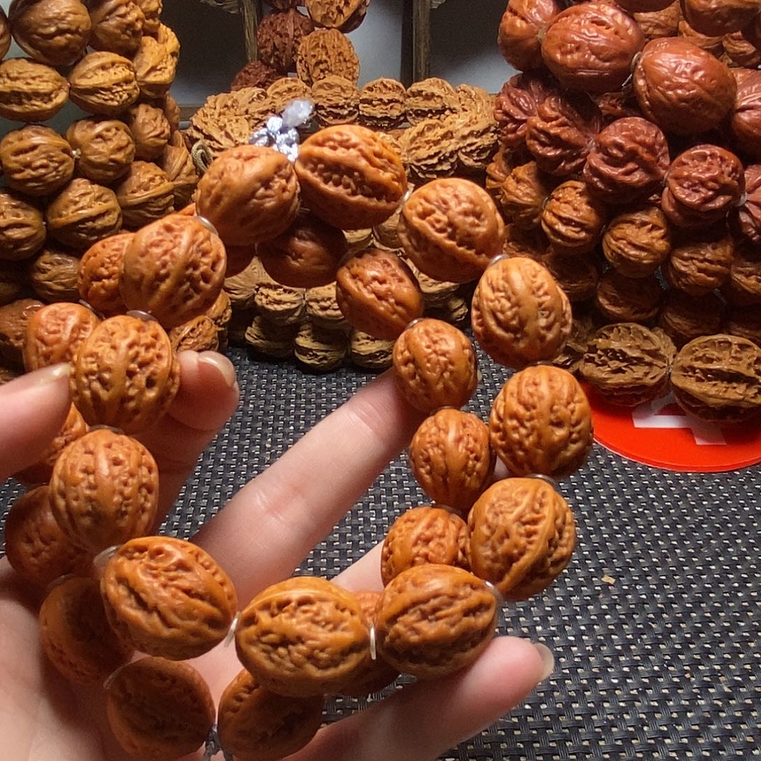 火***g手串文玩核桃小龙脊