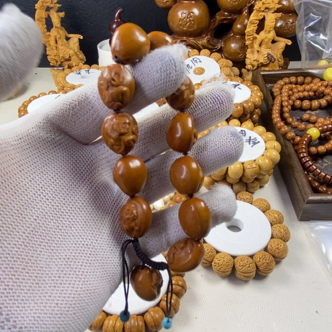 图***.桃核手串核桃手串串