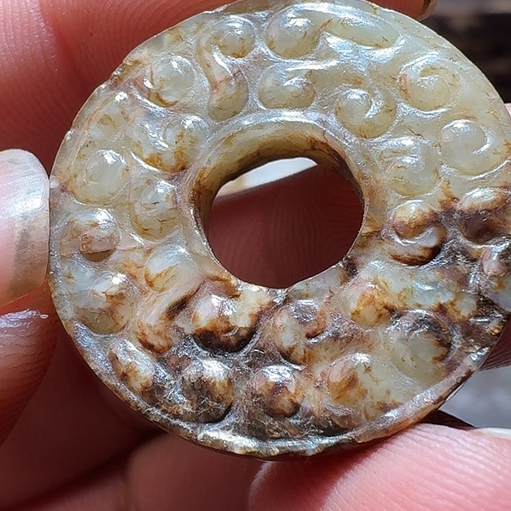 和田玉（糖玉）颈饰未镶嵌杭***萝