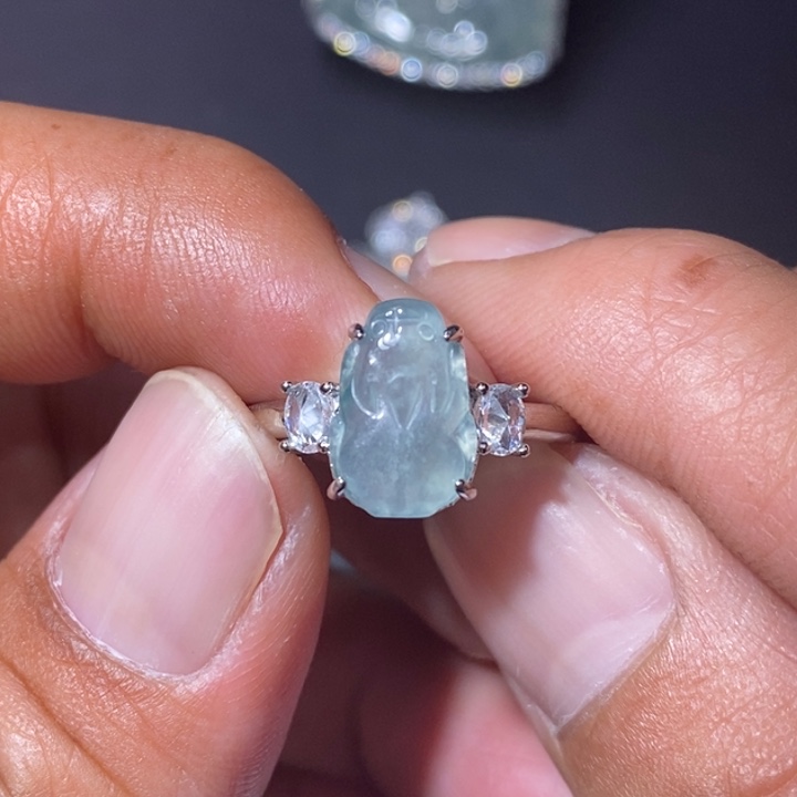 翡翠未镶嵌颈饰天然翡翠