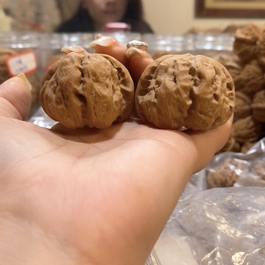 文玩核桃吊坠边41肚42蛤蟆头有修