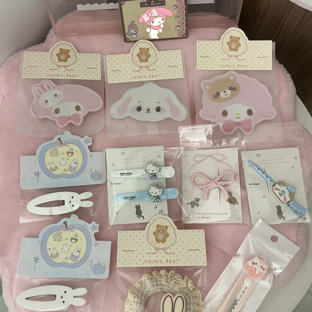 【雪兔直播间专用，商城勿拍 ·1米】可爱卡通发夹，默认微瑕no