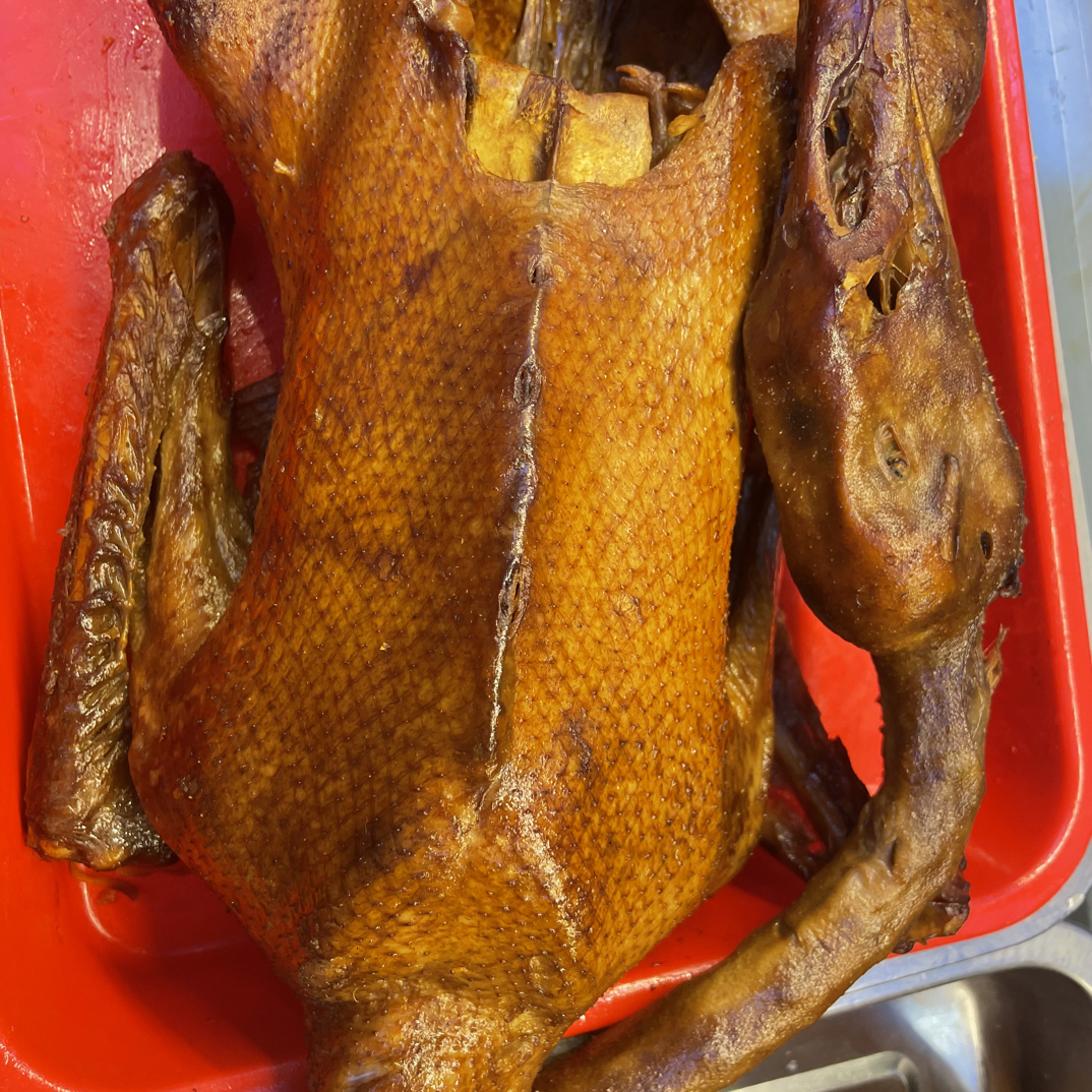 整只熏酱对青烤鹅（现做）