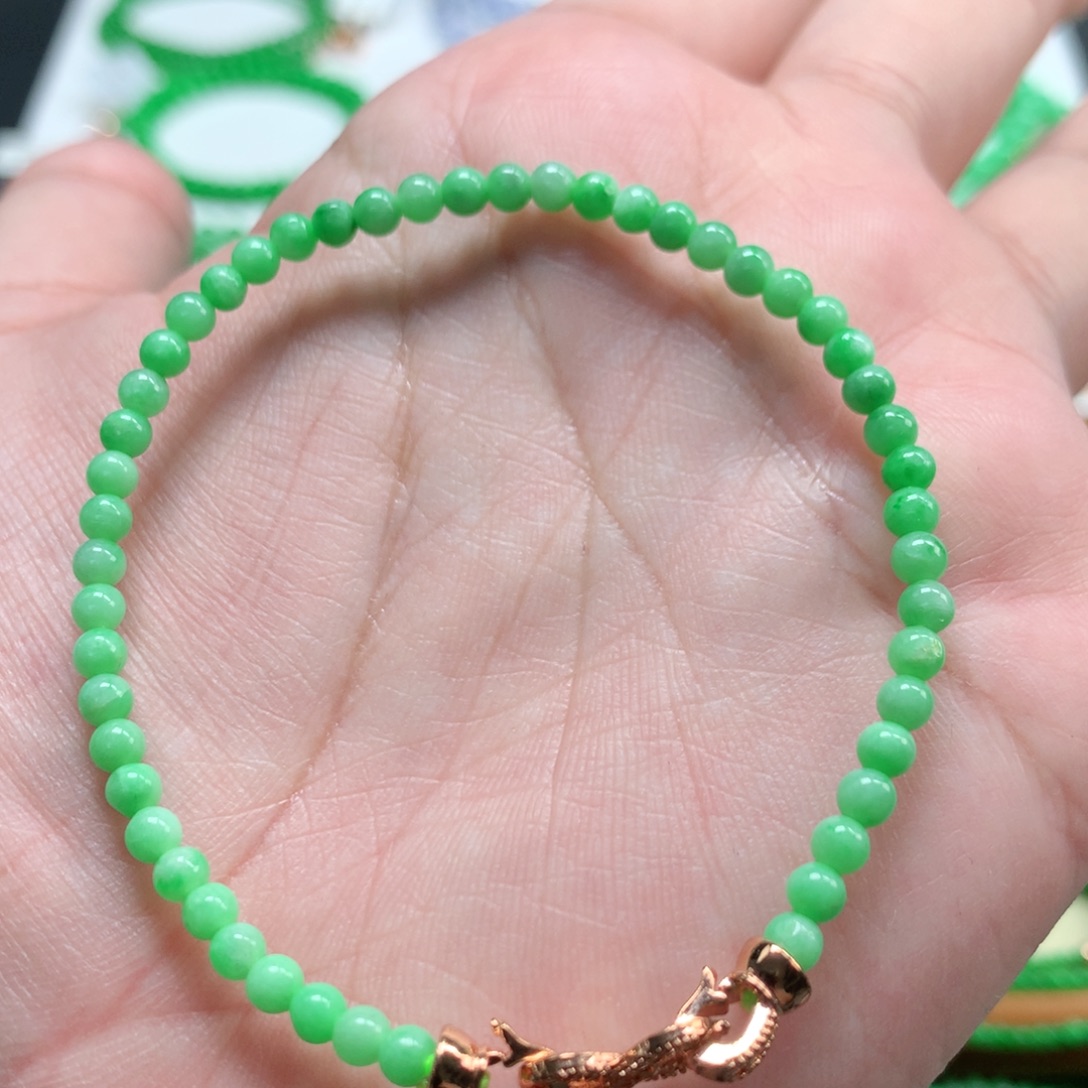翡翠未镶嵌手链翡翠