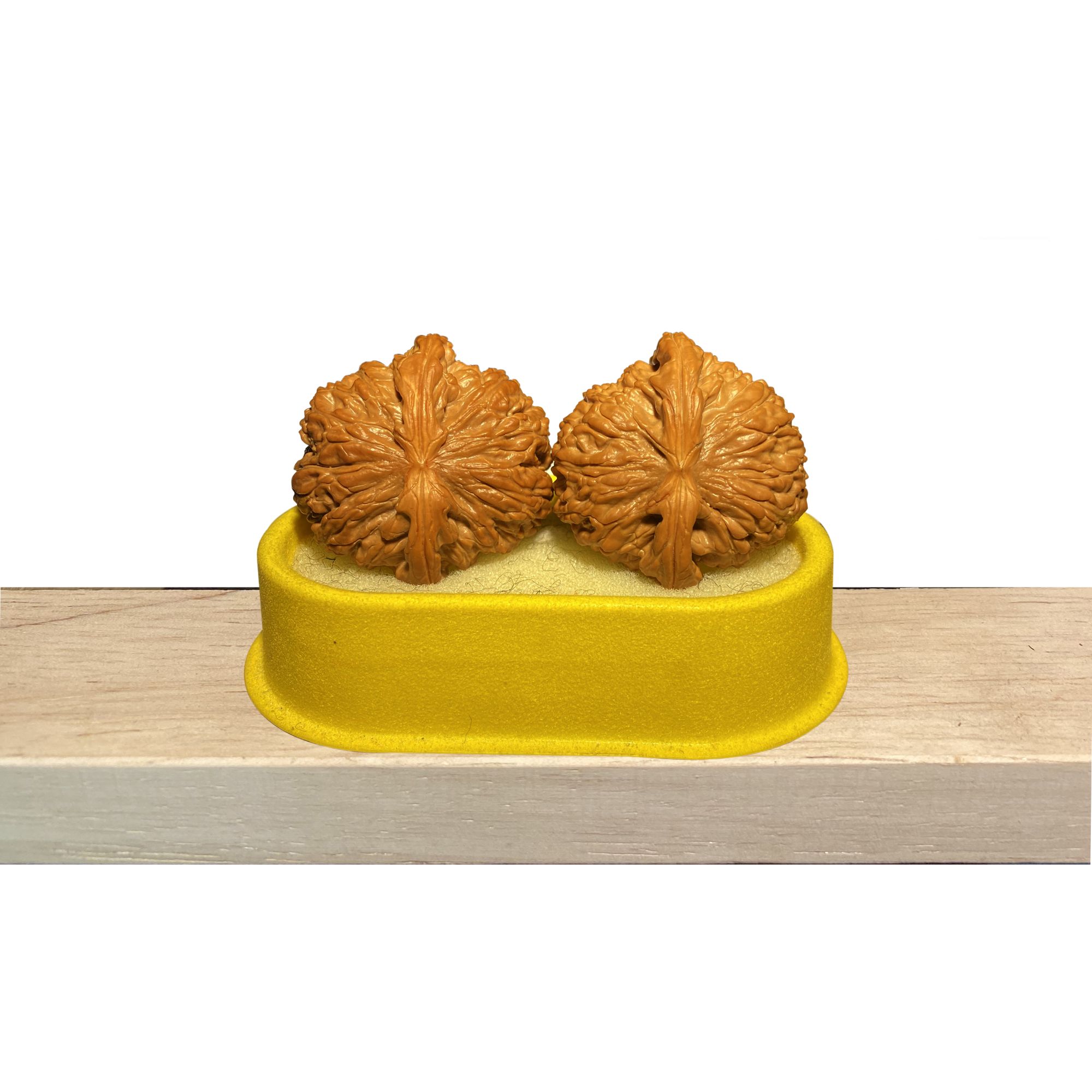 精品文玩白狮子闷白球白矮桩球形闷尖48尺