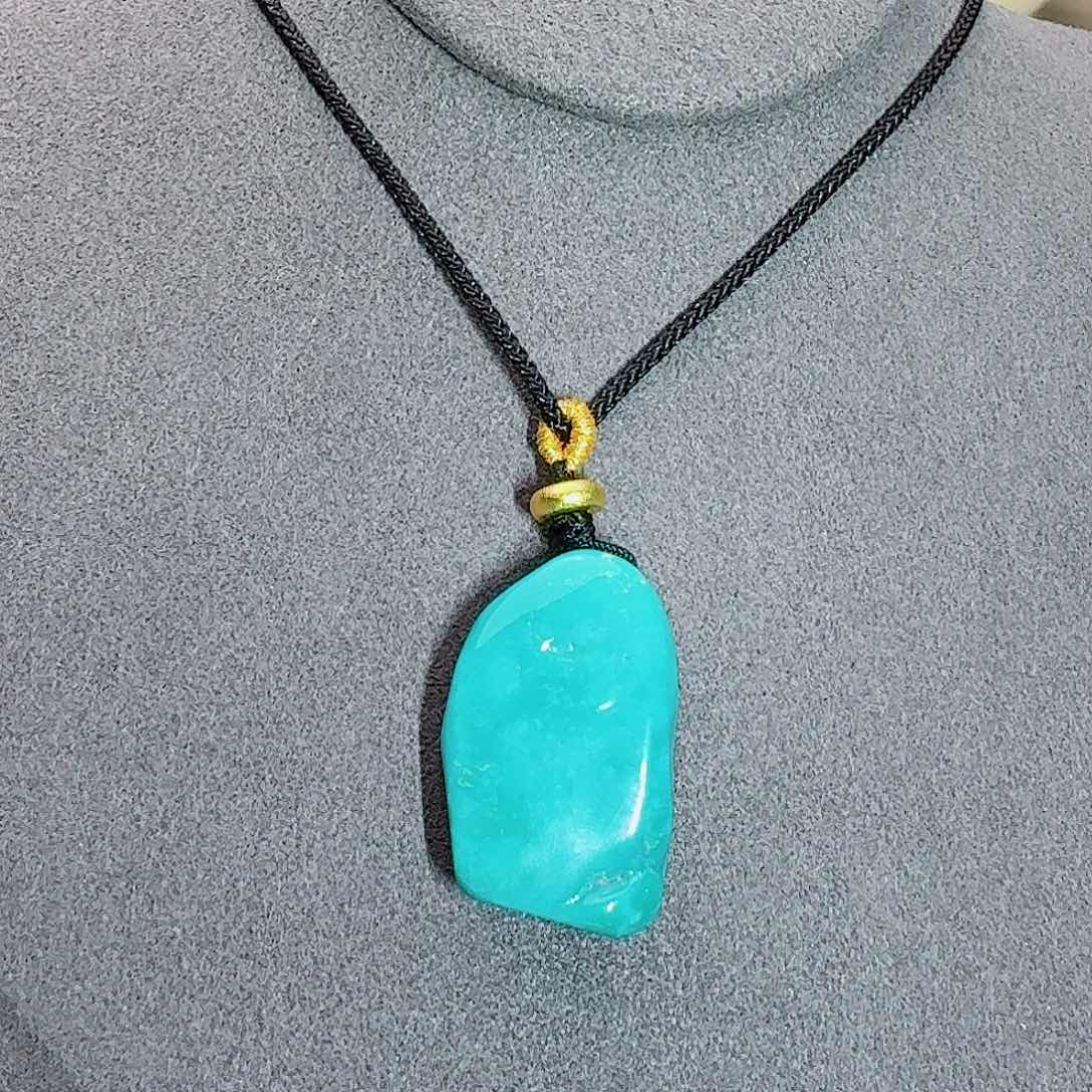 绿松石未镶嵌珠宝奇石玉化多圈