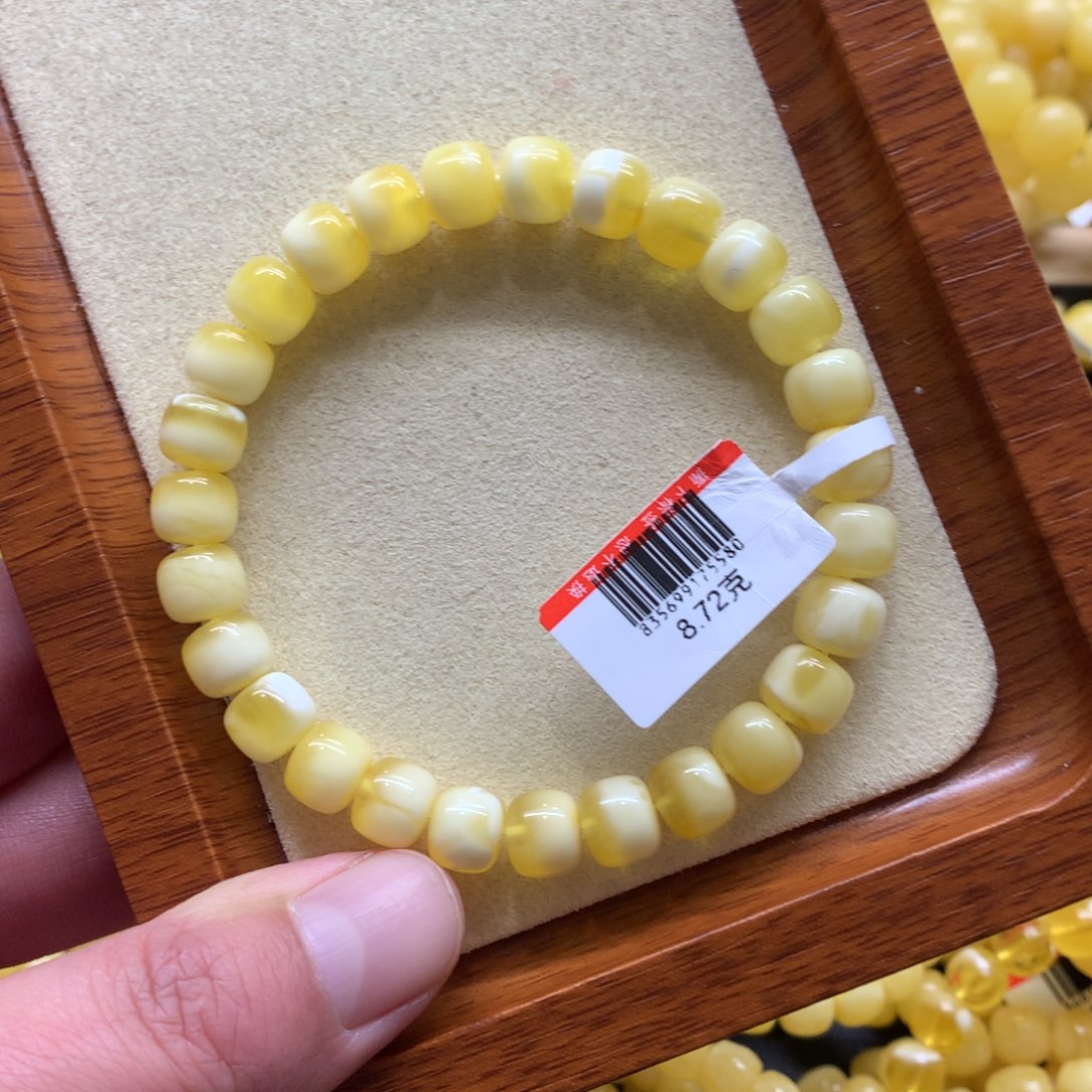 蜜蜡手链未镶嵌蜜蜡