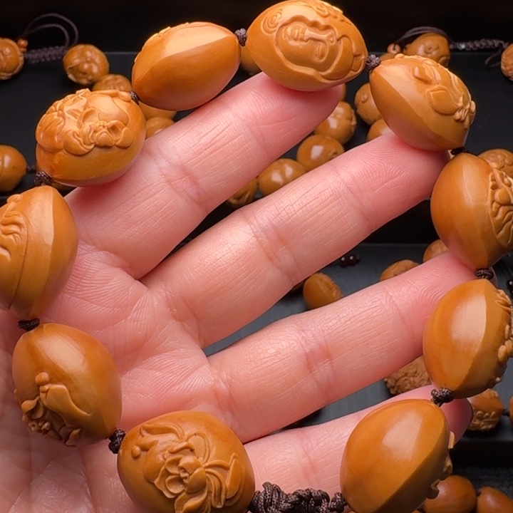 橄榄核手串/手链荷叶无相