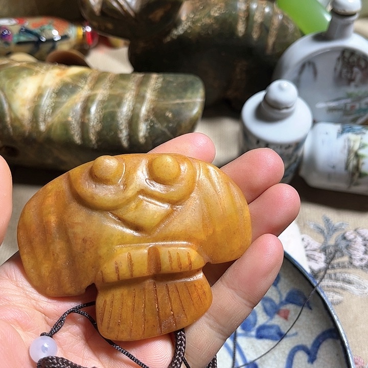 紫金钵盂菩提把件