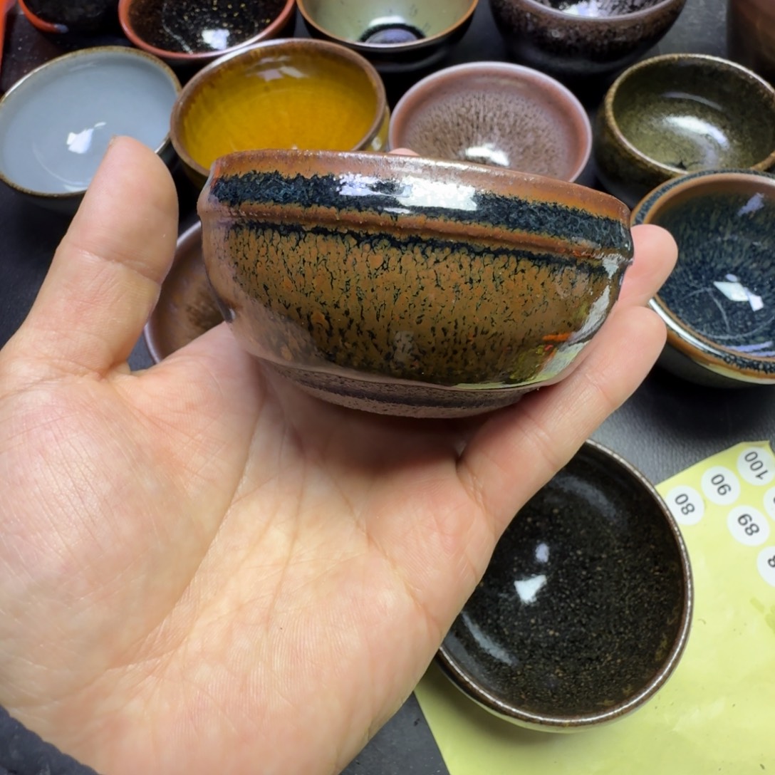 灵***溪摆件古时茶器建窑建盏000000