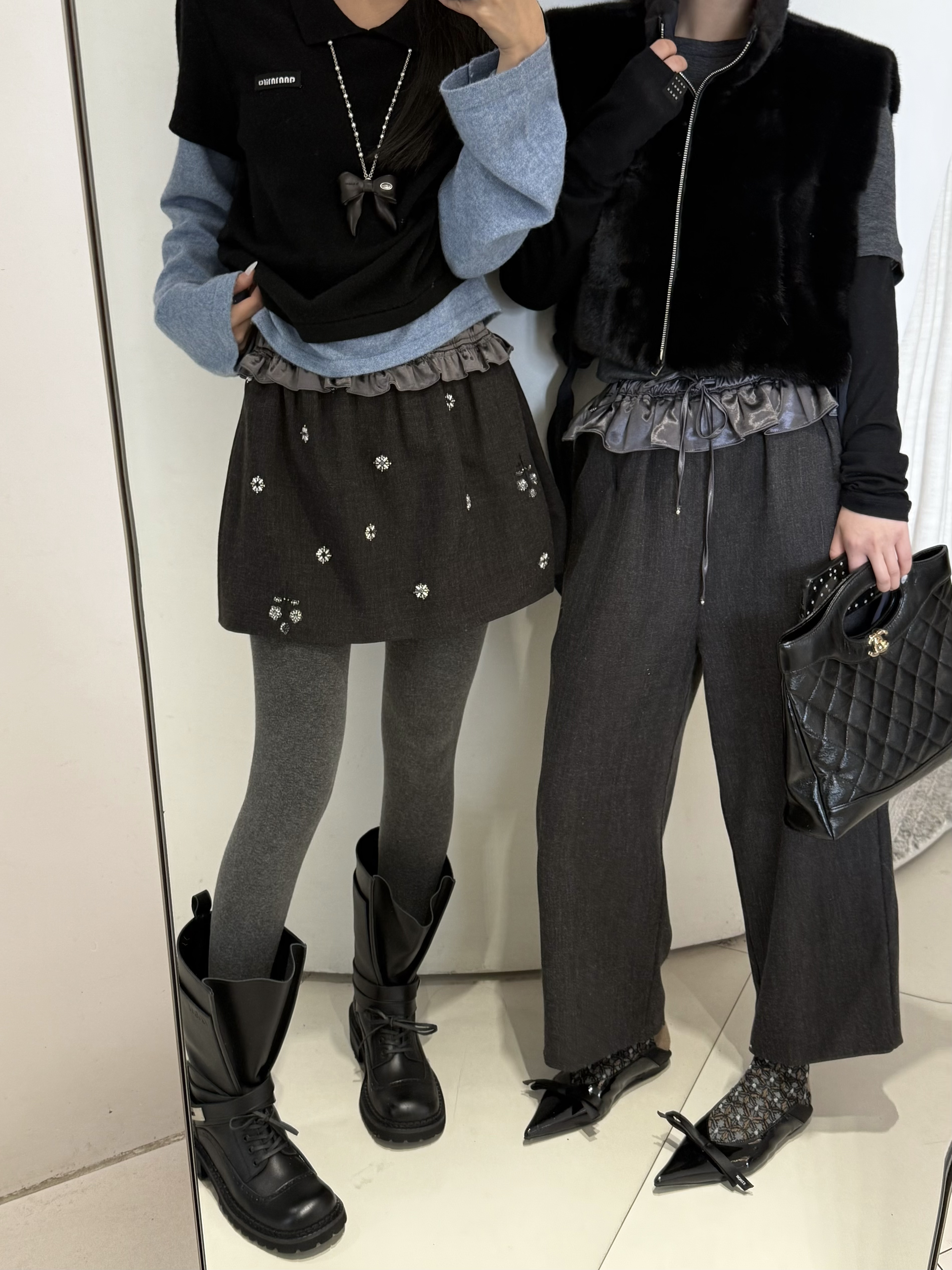 ys以十七亮片半裙/裤子