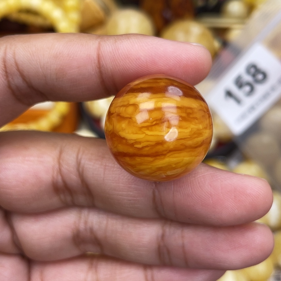 蜜蜡未镶嵌珠宝奇石沙眼24.6千层