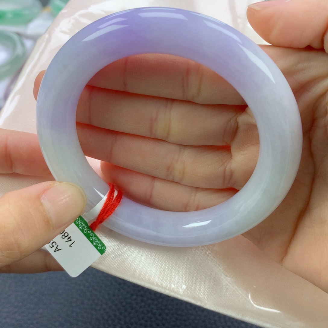 翡翠手镯未镶嵌55圆