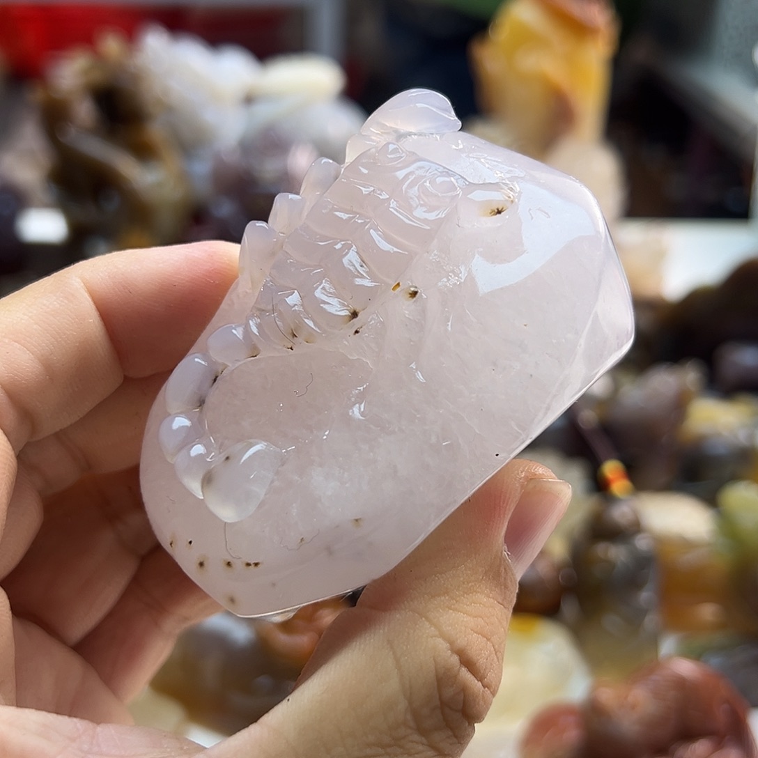 玛瑙/玉髓未镶嵌吊坠(不含链)