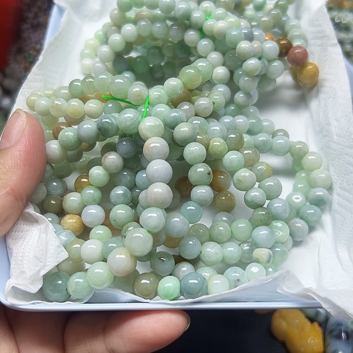 风***钟翡翠未镶嵌颈饰天然翡翠19