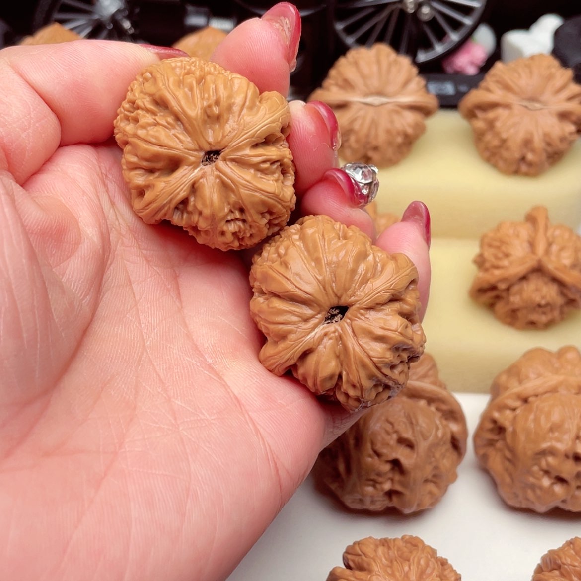 【闪购商品】吊坠桃核平谷元宝40尺已打底89号