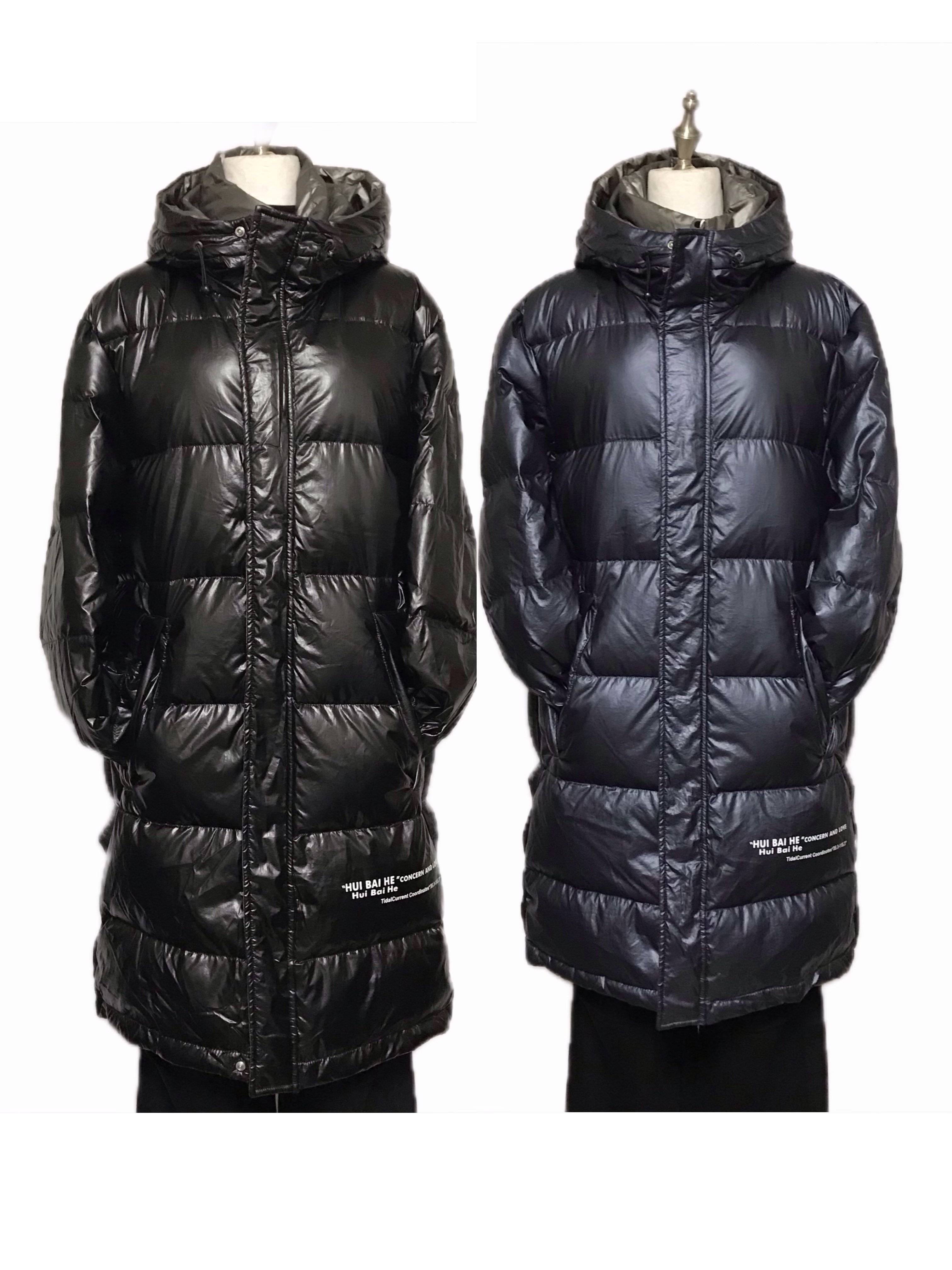 冬季男女同款厚款漆面防水纯色保暖