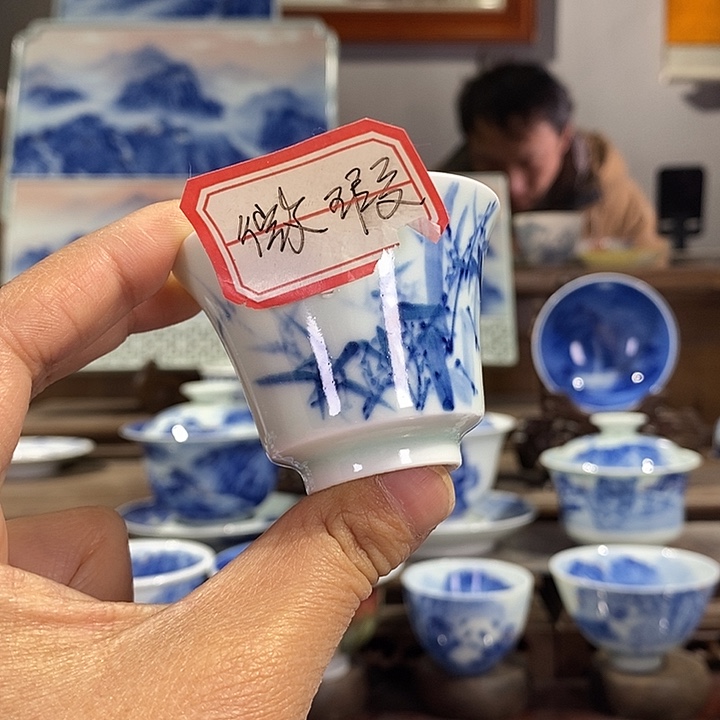 杯景德镇手工手绘陶瓷，高亮兴老师作品