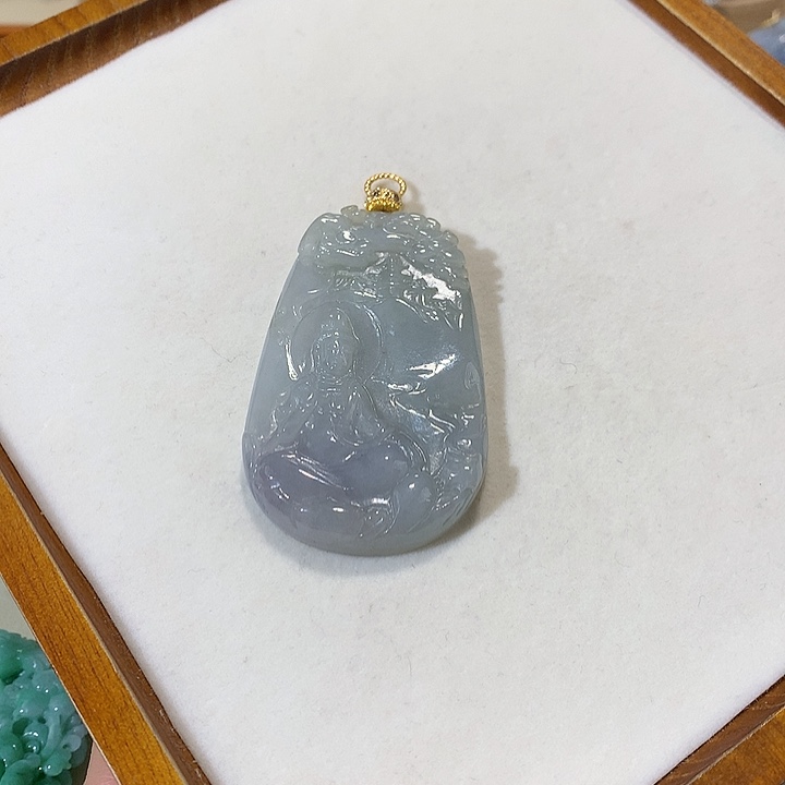 翡翠未镶嵌颈饰翡翠吊坠