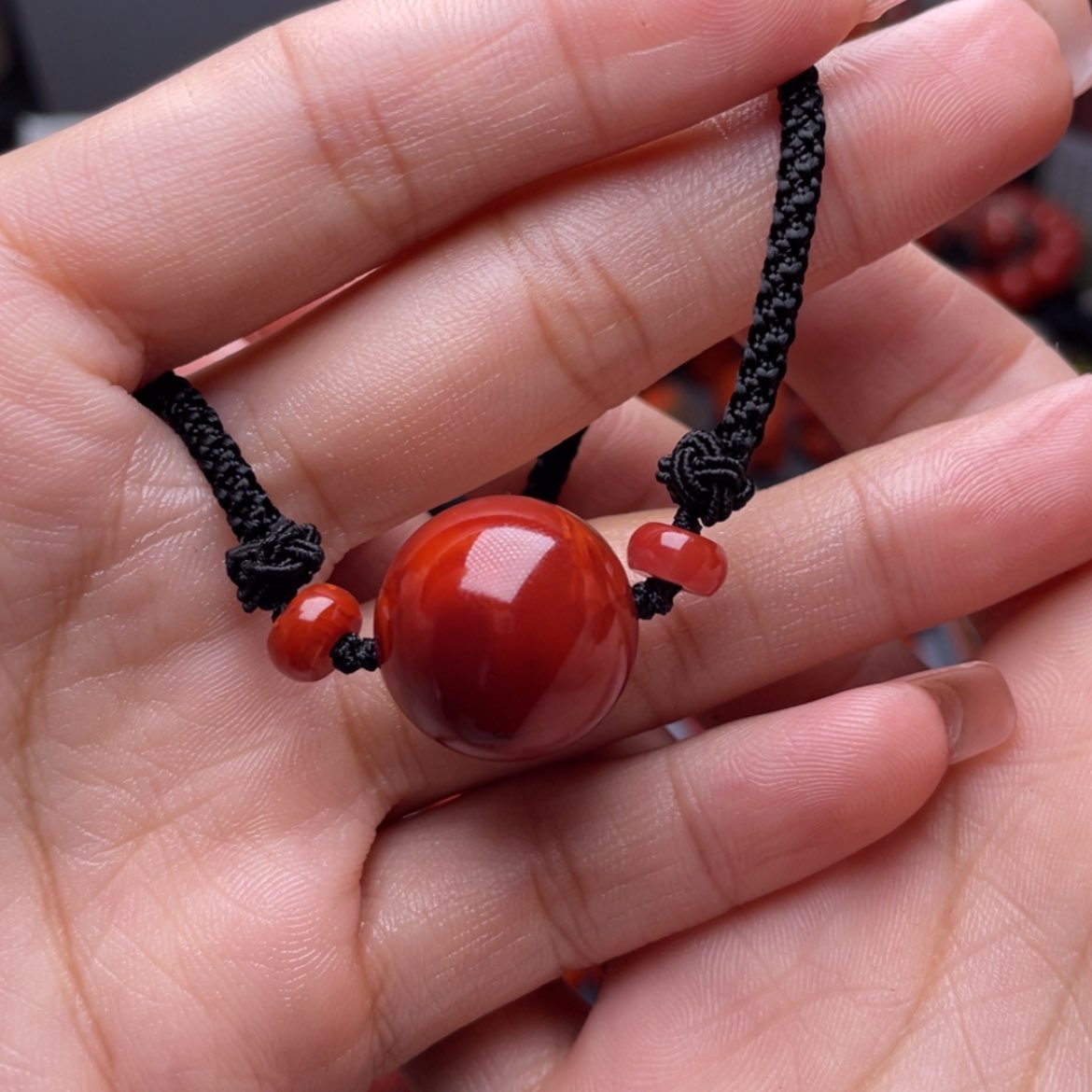 【闪购商品】南红玛瑙18.9锁骨珠未镶嵌