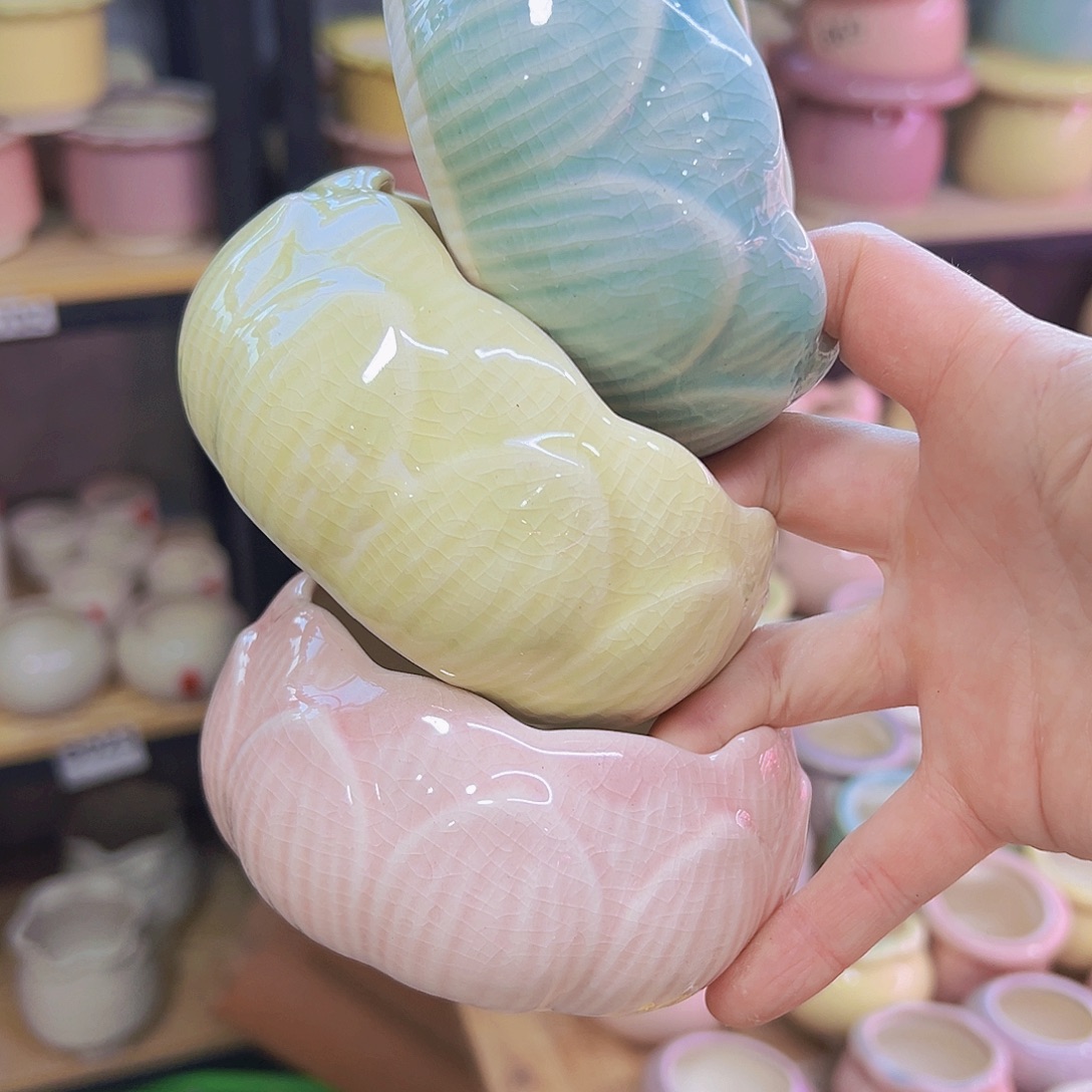 陶瓷花盆当场凑满12包邮