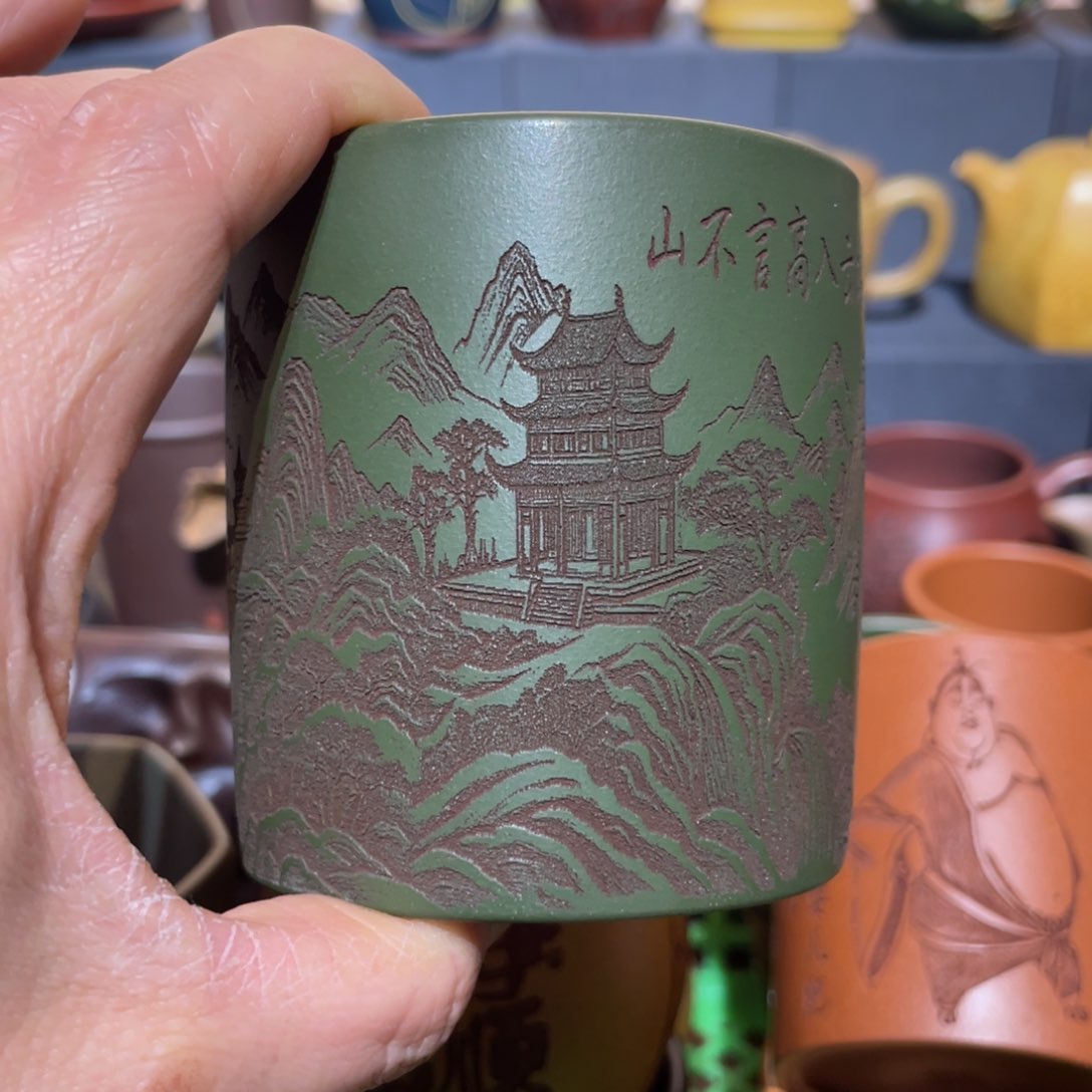 原矿紫砂手工主人杯