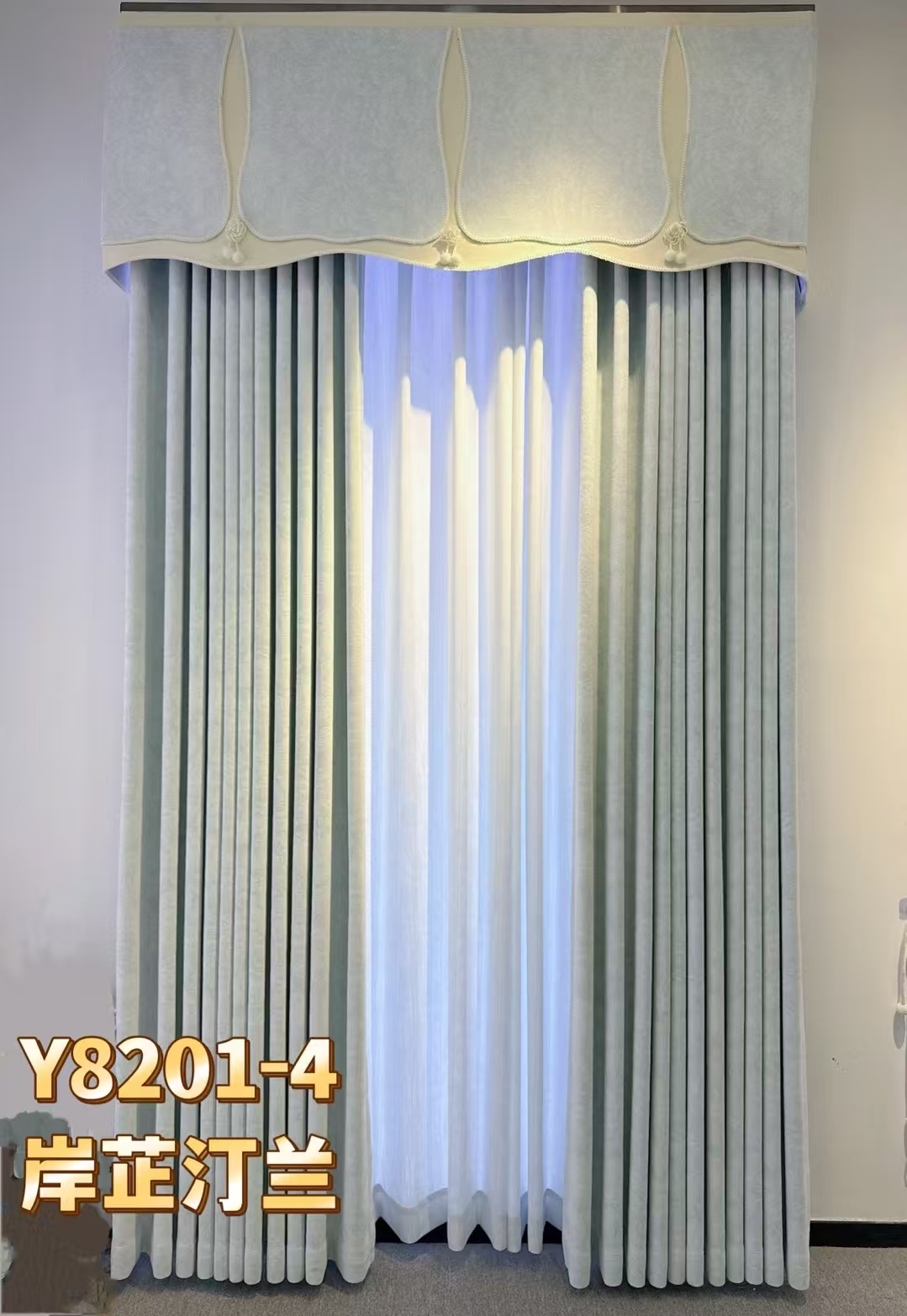 高精密雪尼尔色织提花窗帘浪漫法式客厅装饰