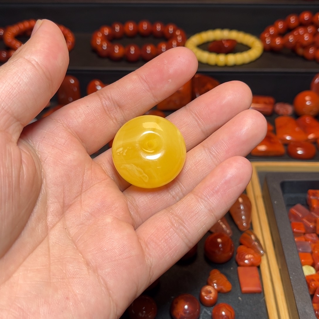 蜜蜡珠宝奇石未镶嵌K****e平安扣