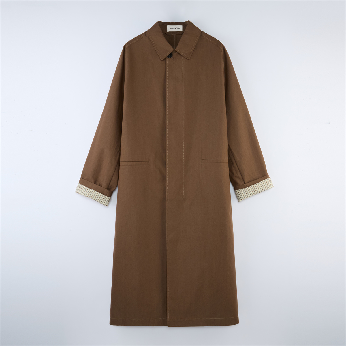 ANNENONO2025秋极简廓形长款风衣外套女2180dopdop买手店