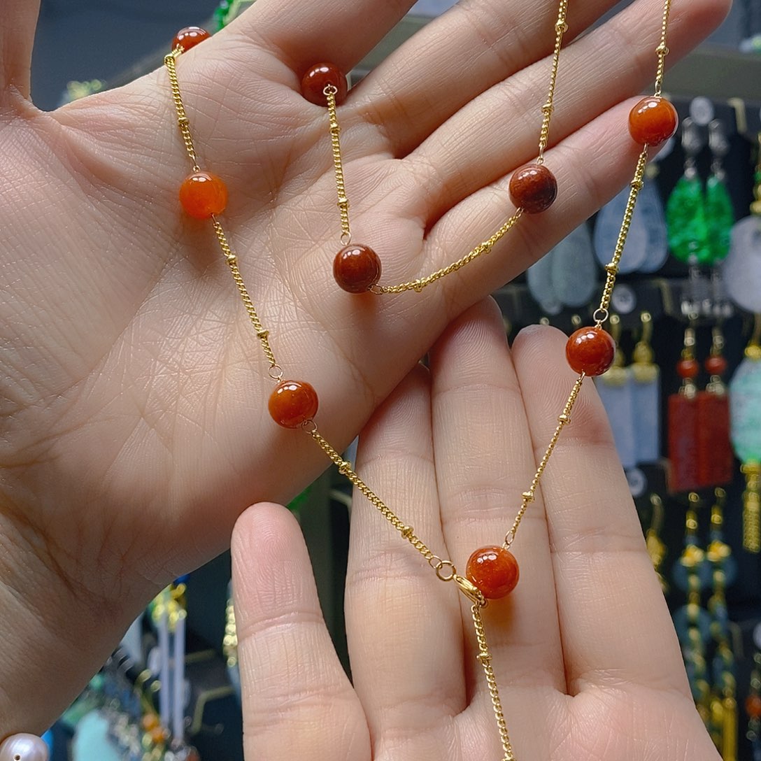 颈饰未镶嵌翡翠翡翠