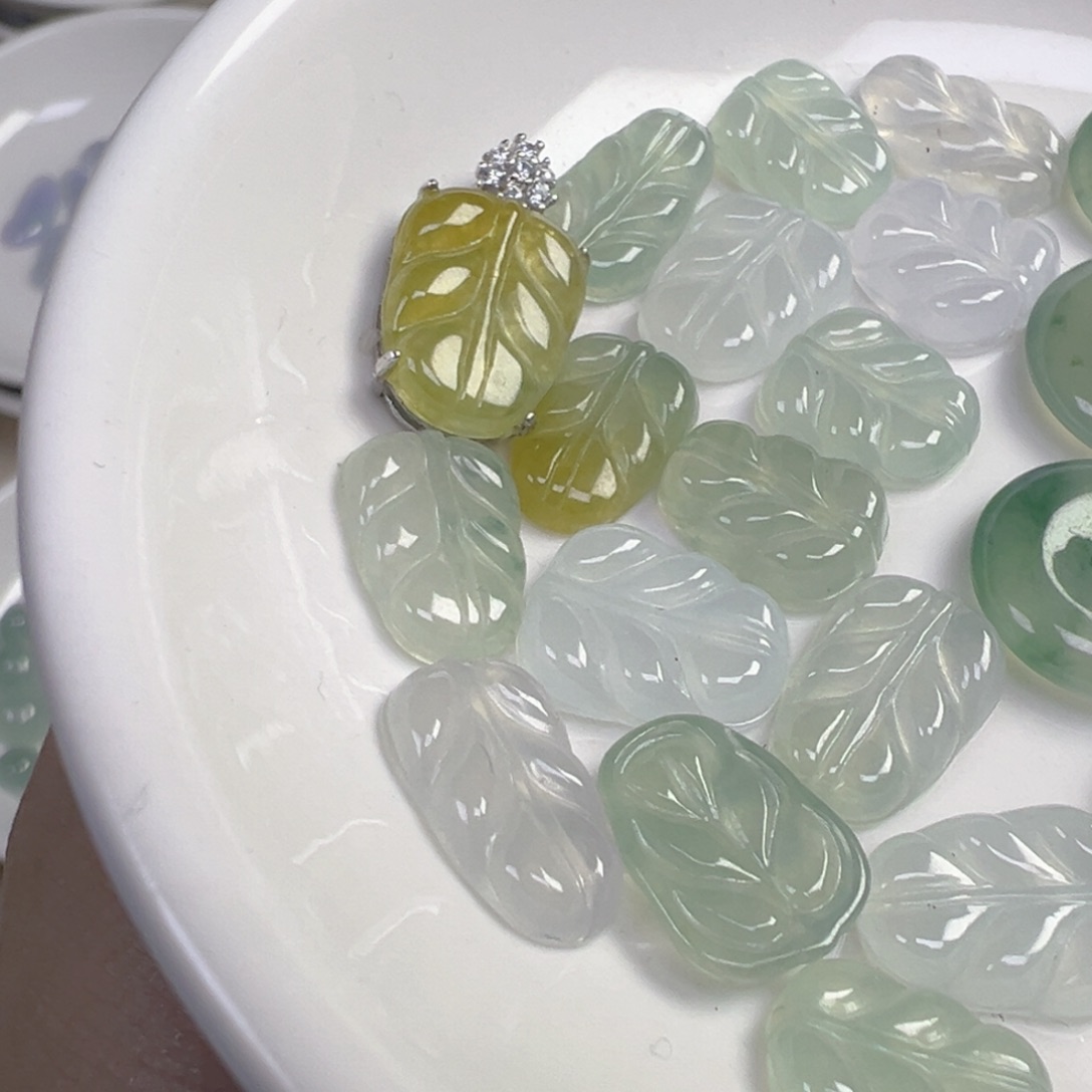 翡翠散珠冰叶子一个